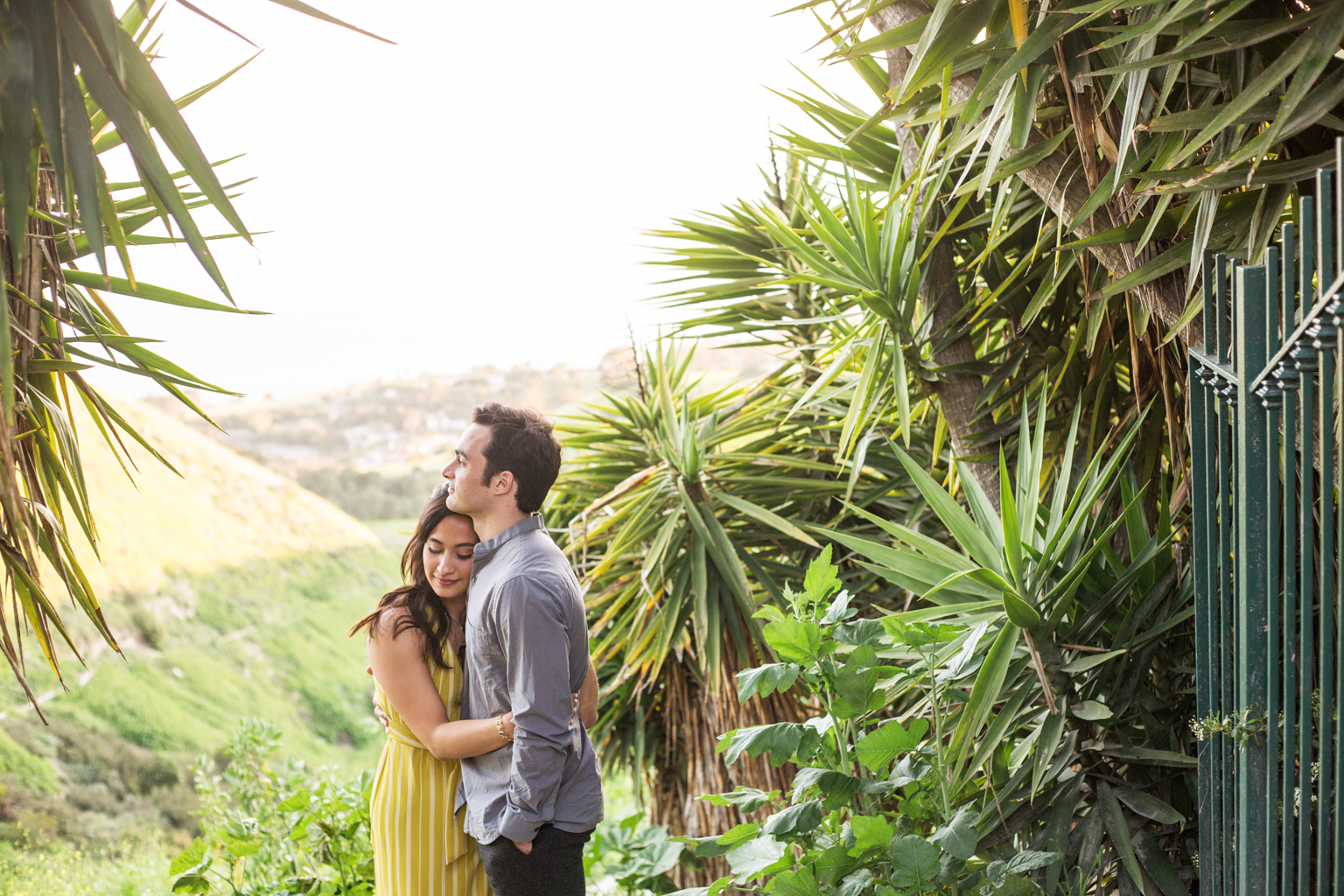 Palos Verde engagement session with a view