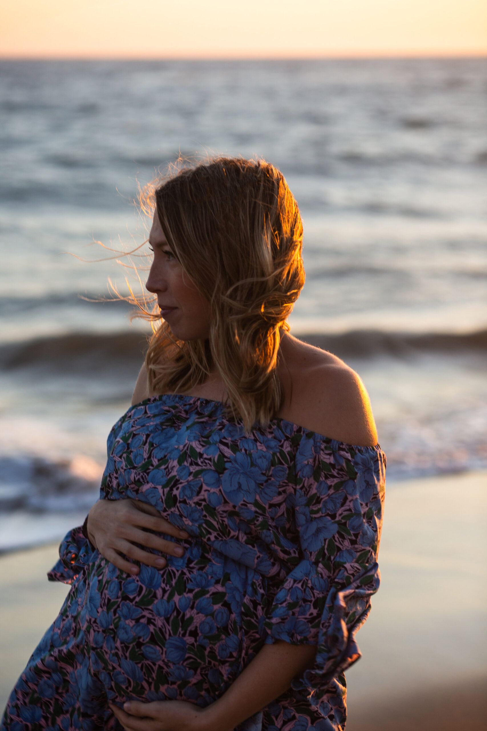 Dreamy Sunset Maternity Session 