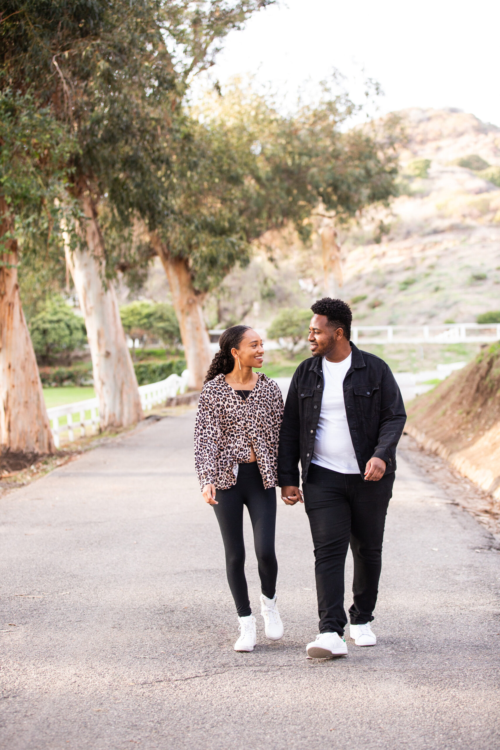Relaxed Couples Session at Will Rogers State Park, CA
