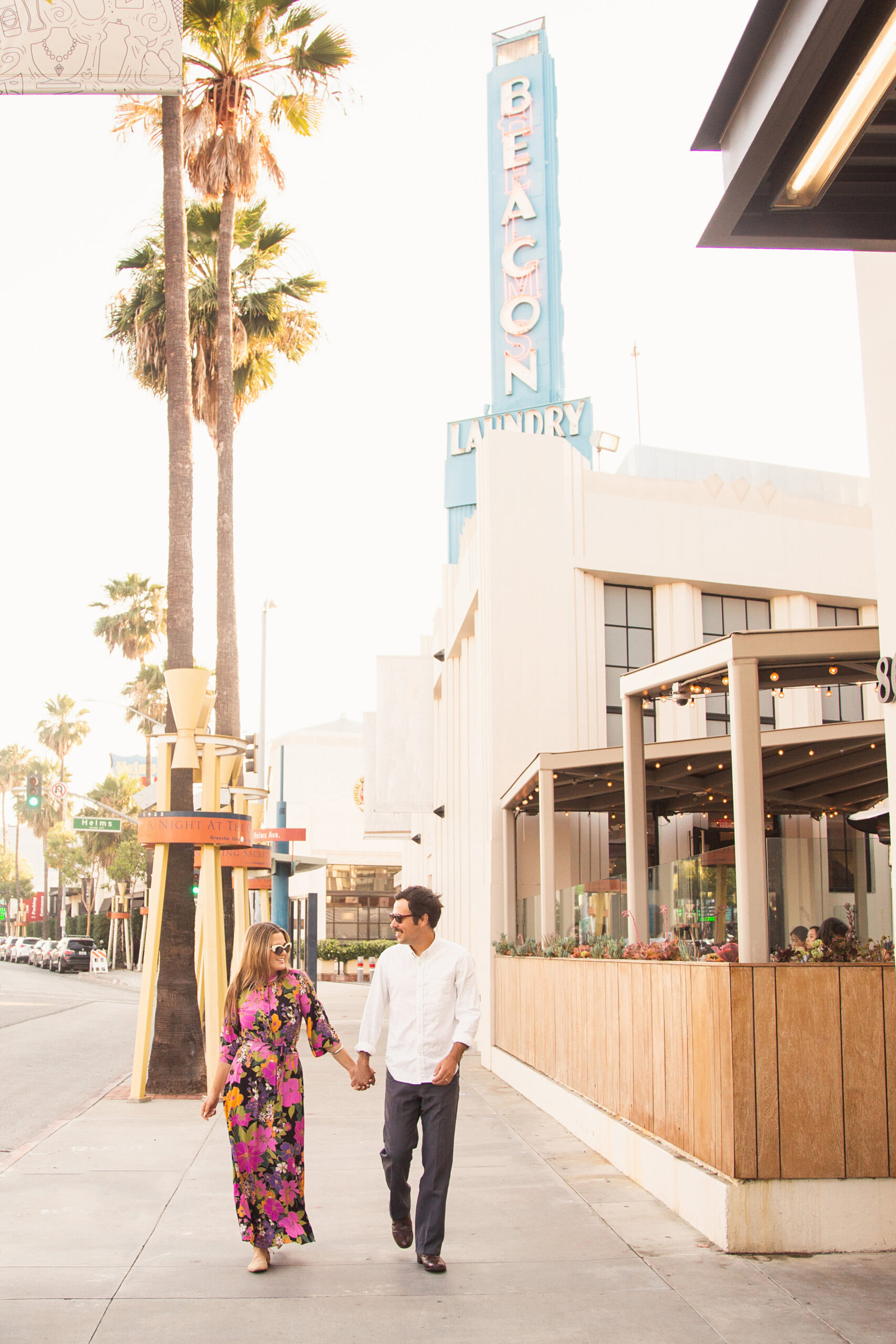 Retro Inspired Couples Session Culver City
