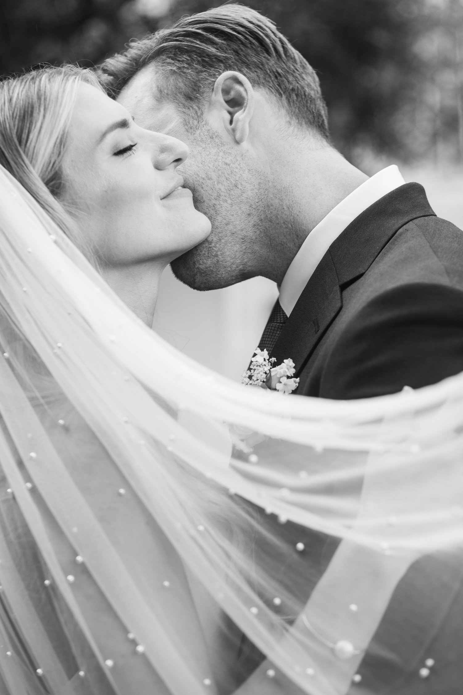 Stunning Beaded Wedding Veil 